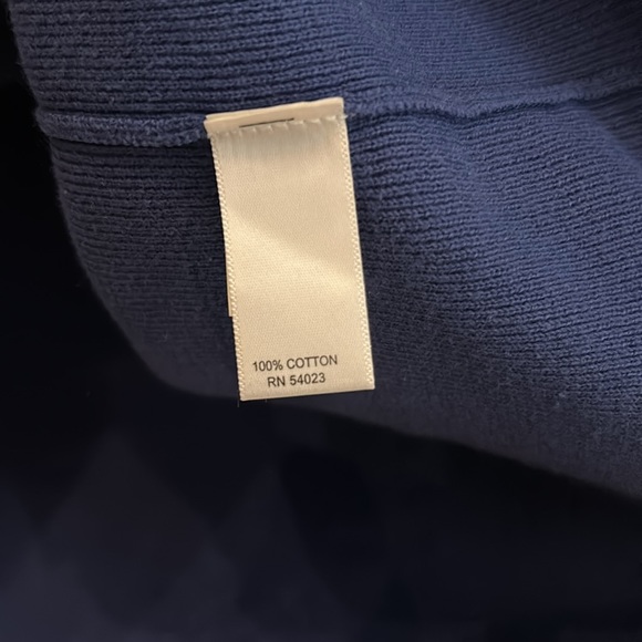 Banana Republic Blue with White Stripe Sweater size L - Picture 8 of 8